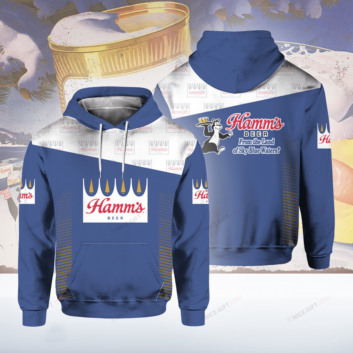 Hamm’s Beer 3D Hoodie Gift For Fans