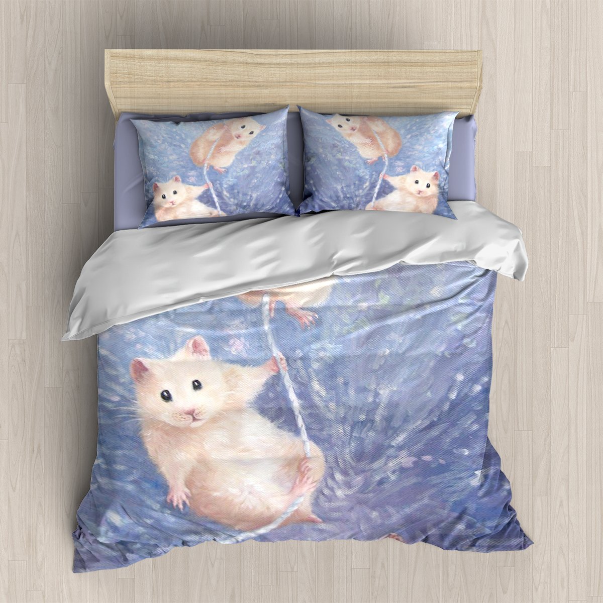Hamster 3D Customized Duvet Cover Bedding Set