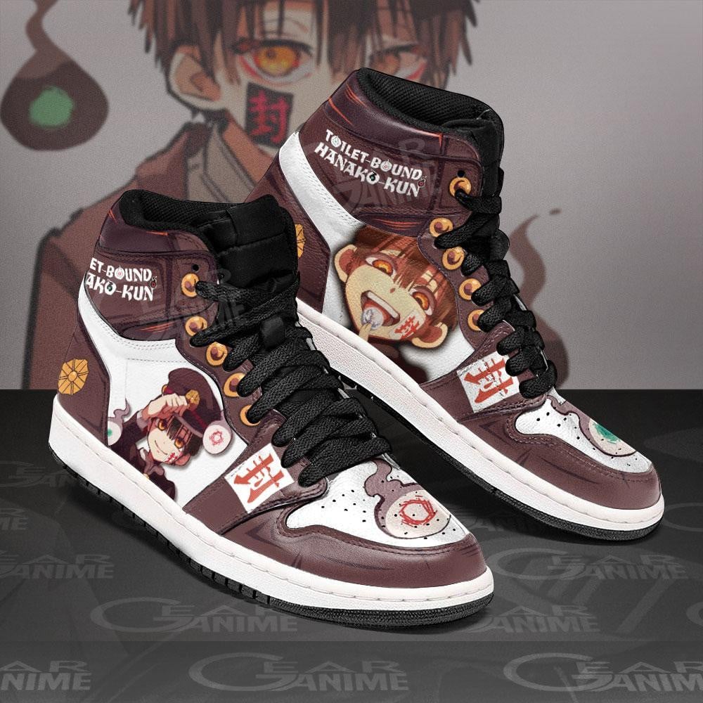 Hanako JD1s Sneakers Toilet-bound Hanako-kun Anime Shoes, Air Jordan Hightop