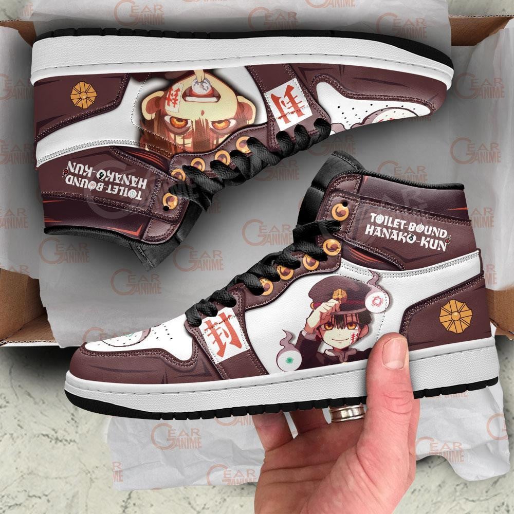 Hanako JD1s Sneakers Toilet-bound Hanako-kun Anime Shoes, Air Jordan Hightop