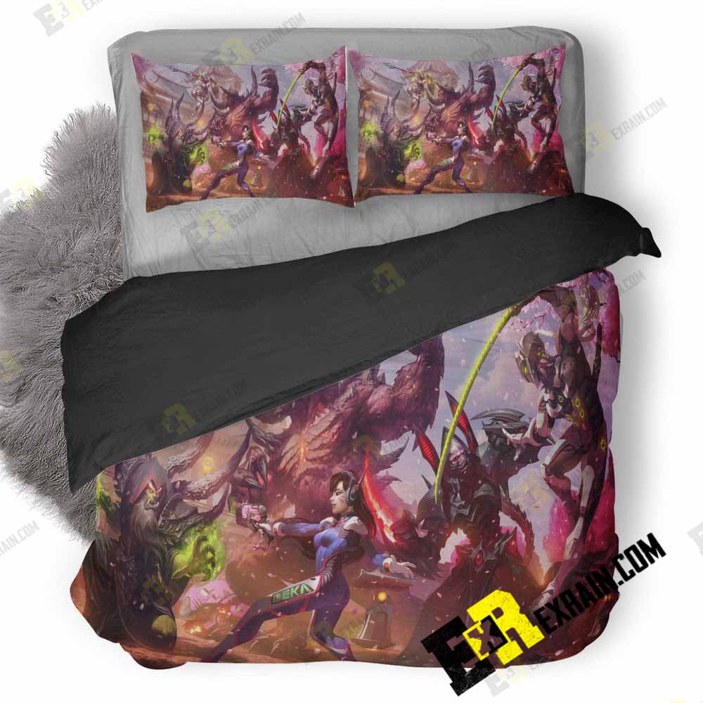 Hanamura Heroes Of The Storm 3D Customized Duvet Cover Bedding Set