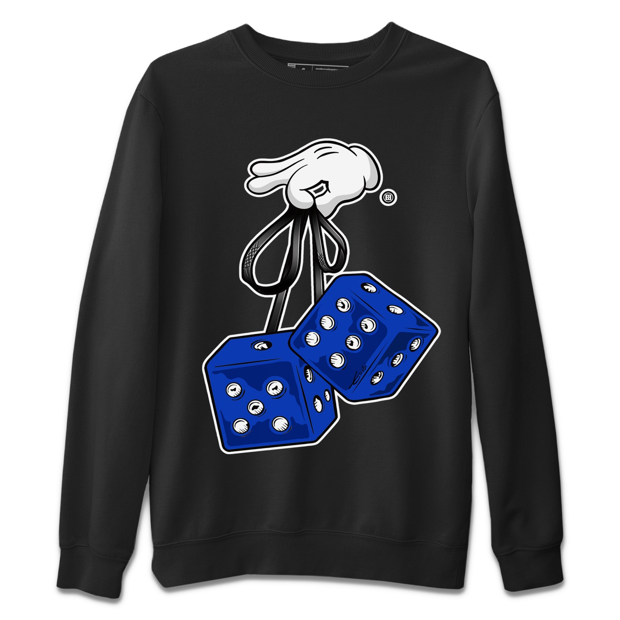 Hanging Dice Unisex Sweater – Air Jordan 12 Hyper Royal, Sneakers Matching Sweater
