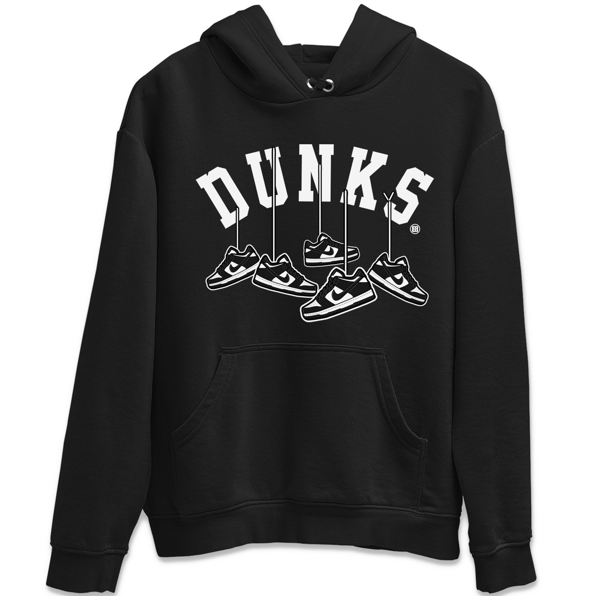 Hanging Sneakers Unisex Hoodie – Dunk Panda