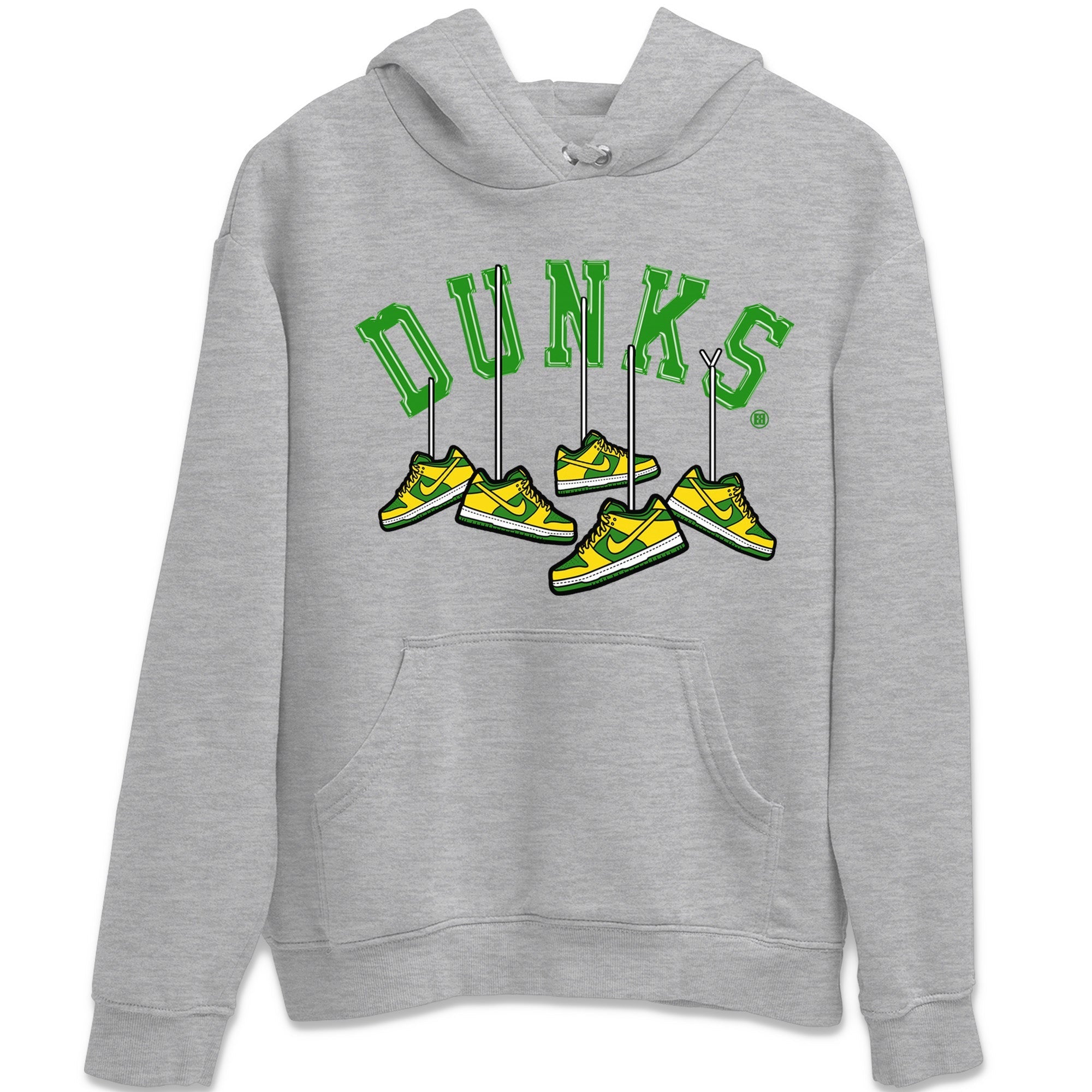 Hanging Sneakers Unisex Hoodie – Dunk Reverse Brazil