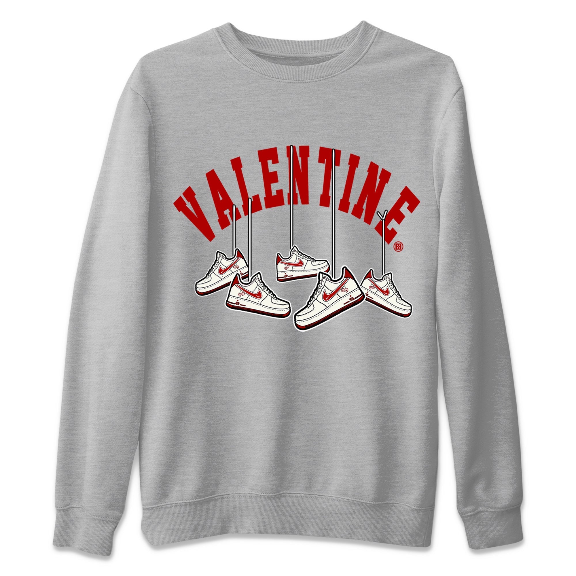 Hanging Sneakers Unisex Sweater – Air Force 1 Valentines Day, Sneakers Matching Sweater