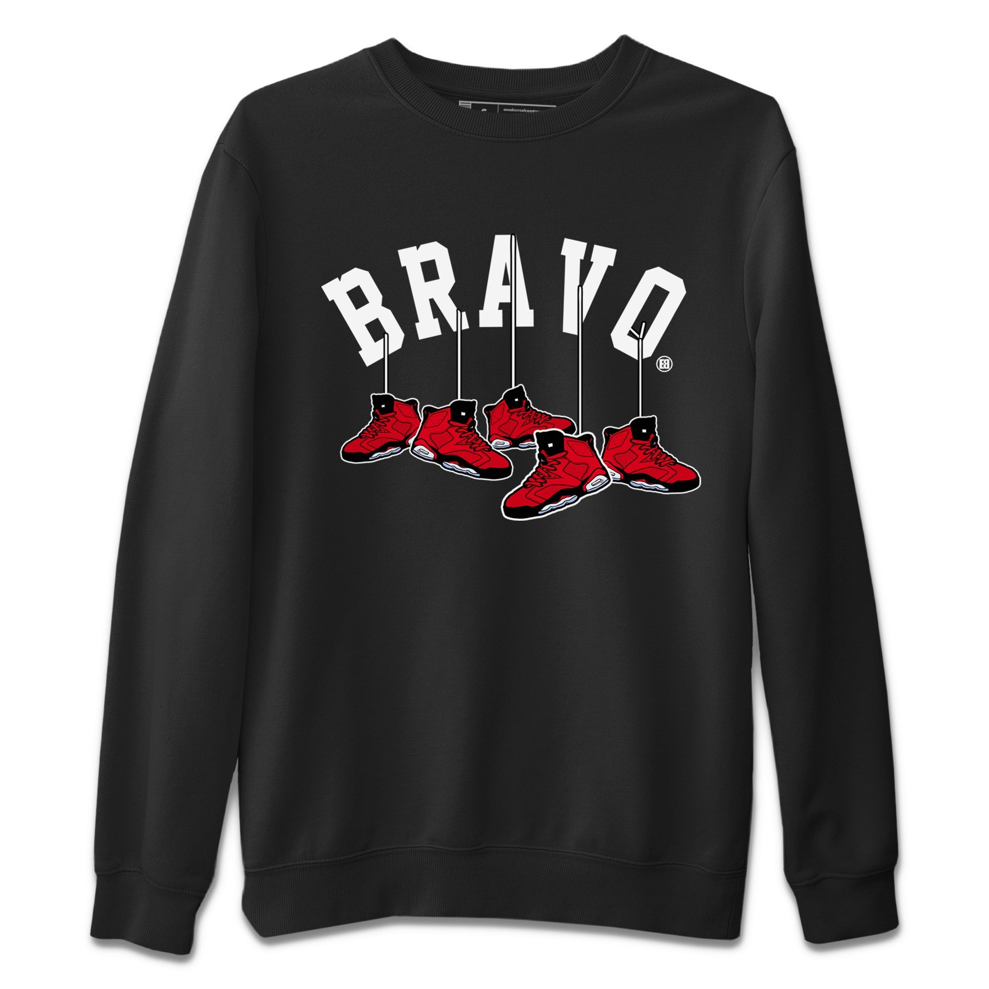 Hanging Sneakers Unisex Sweater – Air Jordan 6 Toro Bravo, Sneakers Matching Sweater