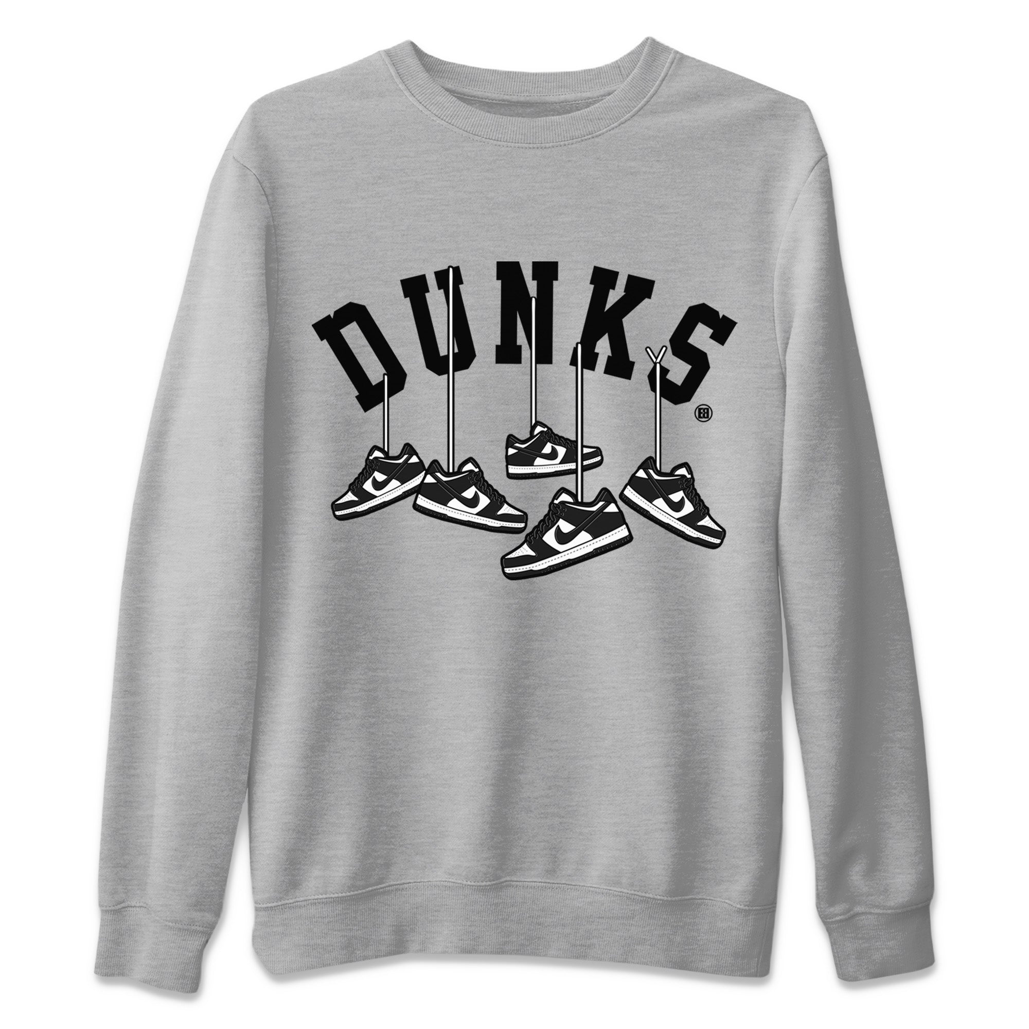 Hanging Sneakers Unisex Sweater – Dunk Panda, Sneakers Matching Sweater