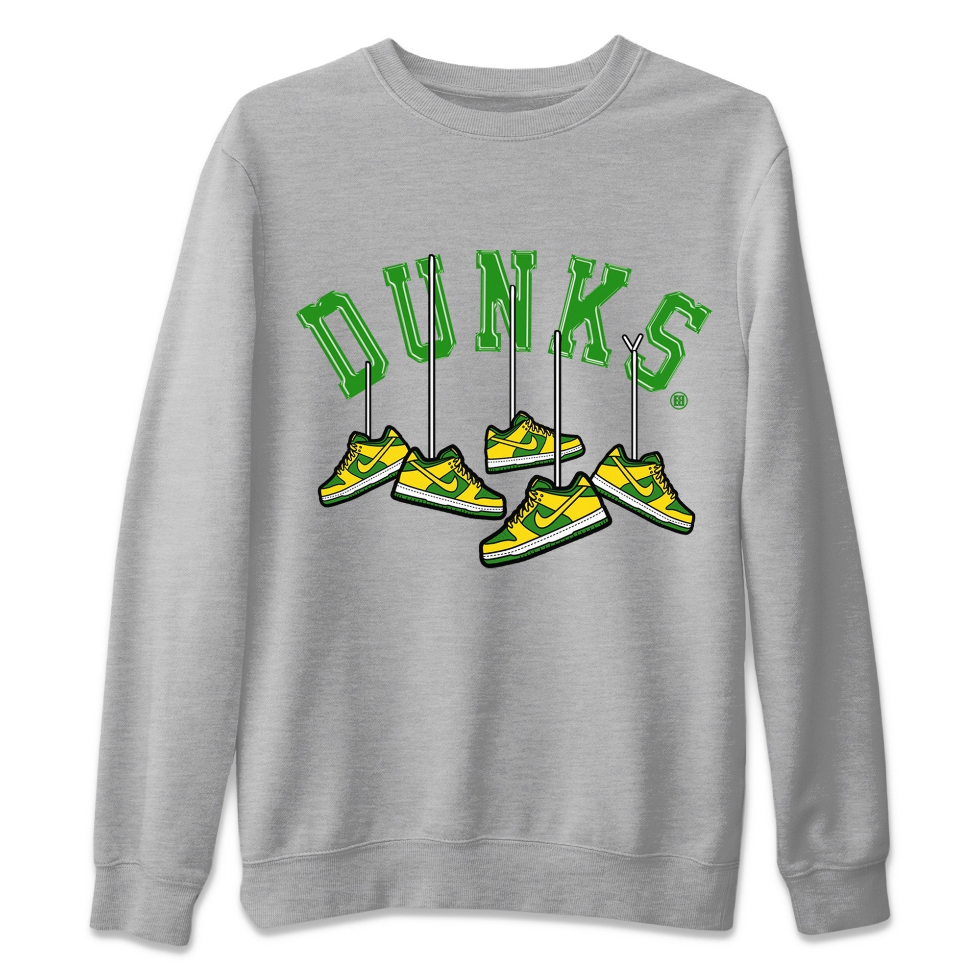 Hanging Sneakers Unisex Sweater – Dunk Reverse Brazil, Sneakers Matching Sweater