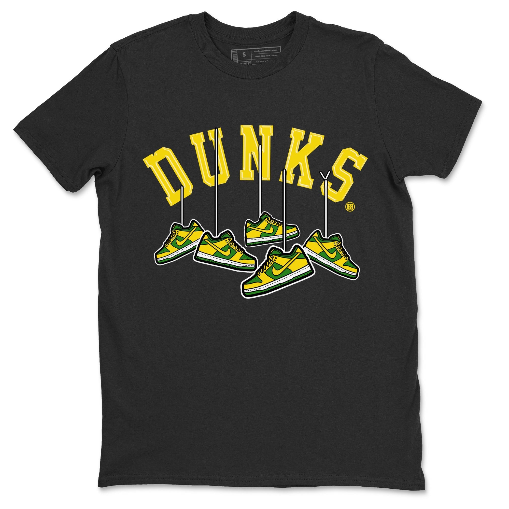 Hanging Sneakers Unisex Tshirt – Dunk Reverse Brazil