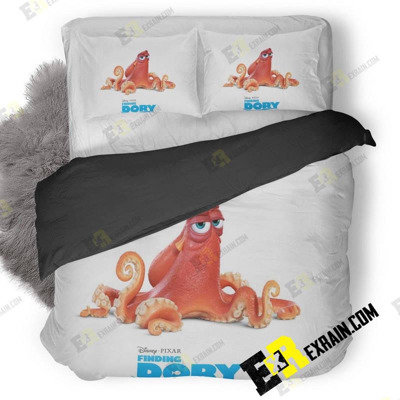 Hank Finding Dory Wallpaper 3D Customized Duvet Cover Bedding Set