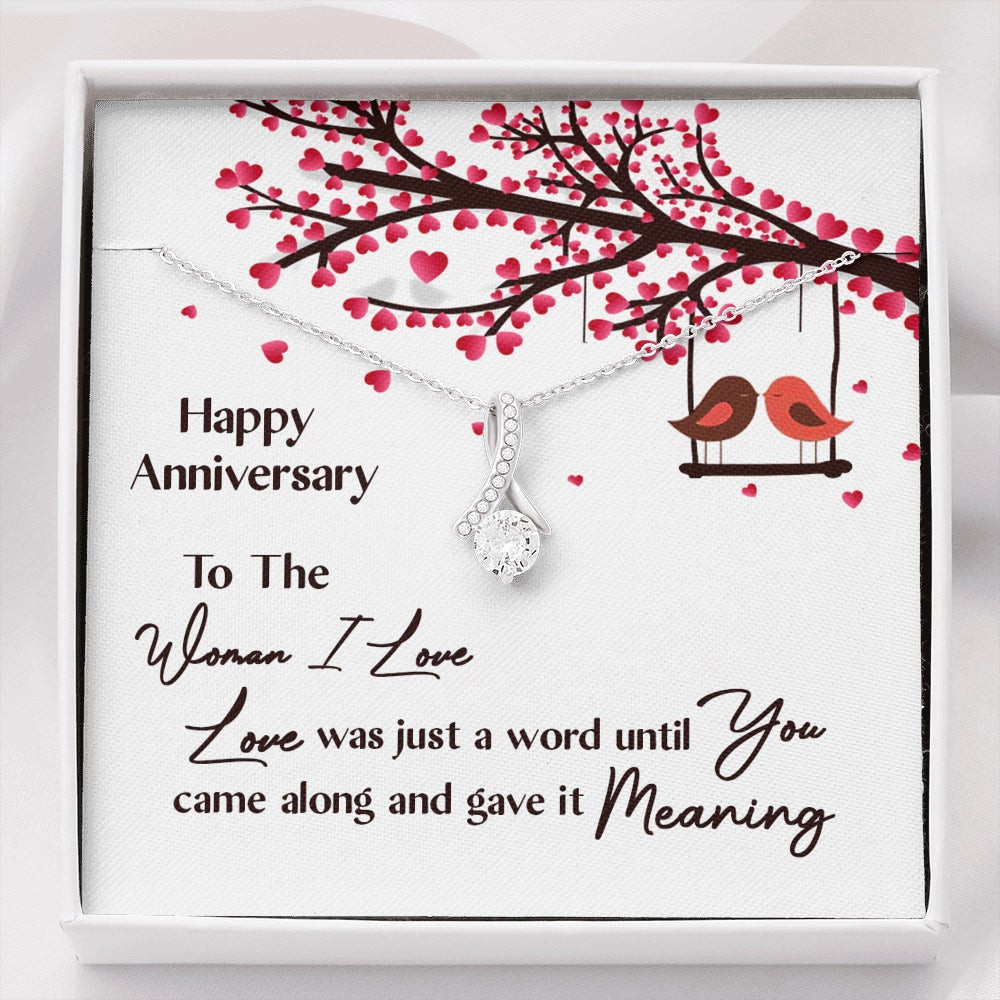 Happy Anniversary, Love Was Just A Word – Alluring Beauty Necklace