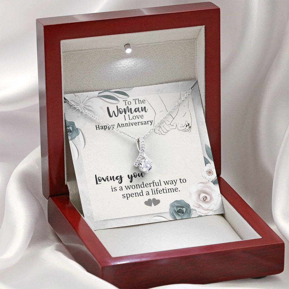 Happy Anniversary, Loving You For A Lifetime – Alluring Beauty Necklace