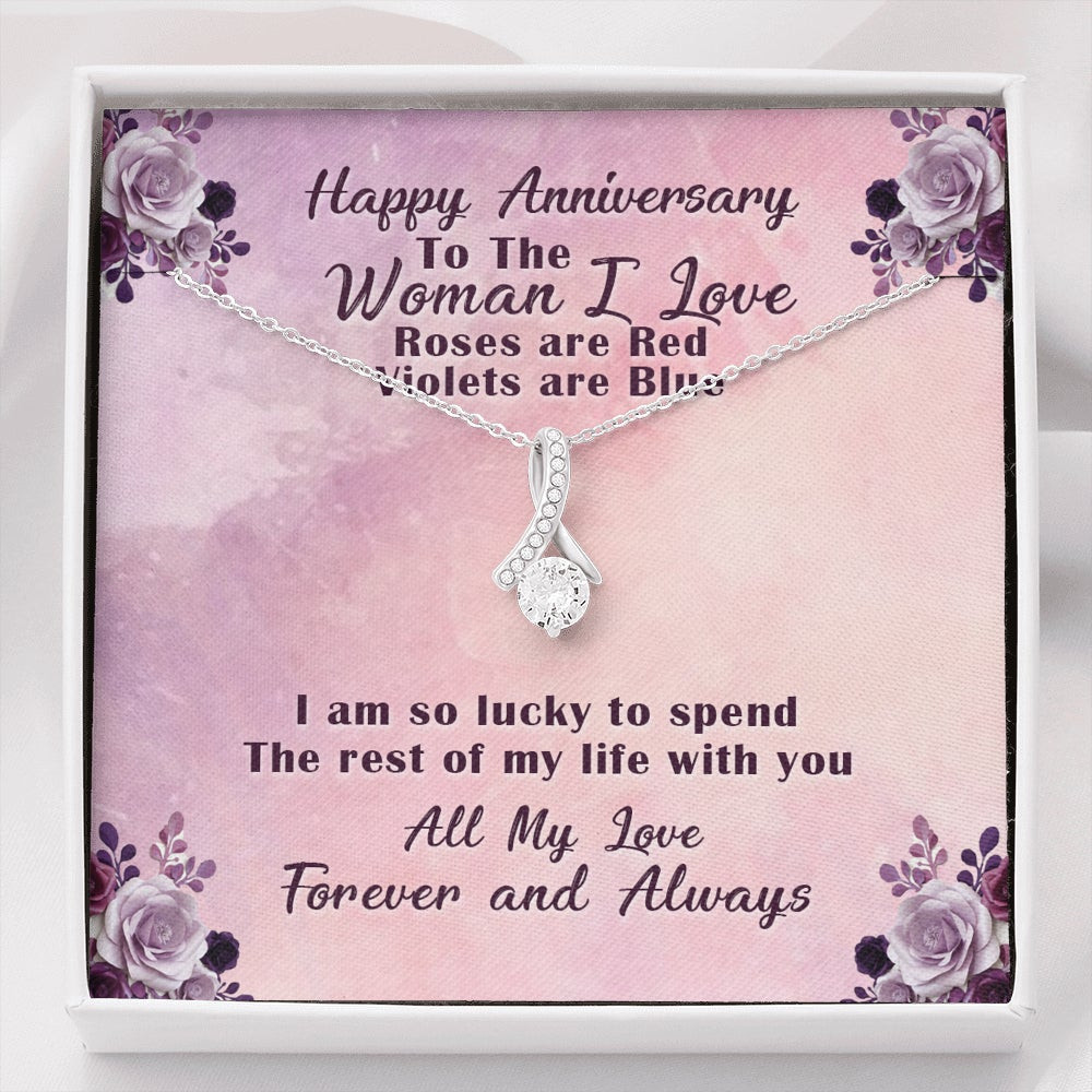 Happy Anniversary, Roses Are Red – Alluring Beauty Necklace