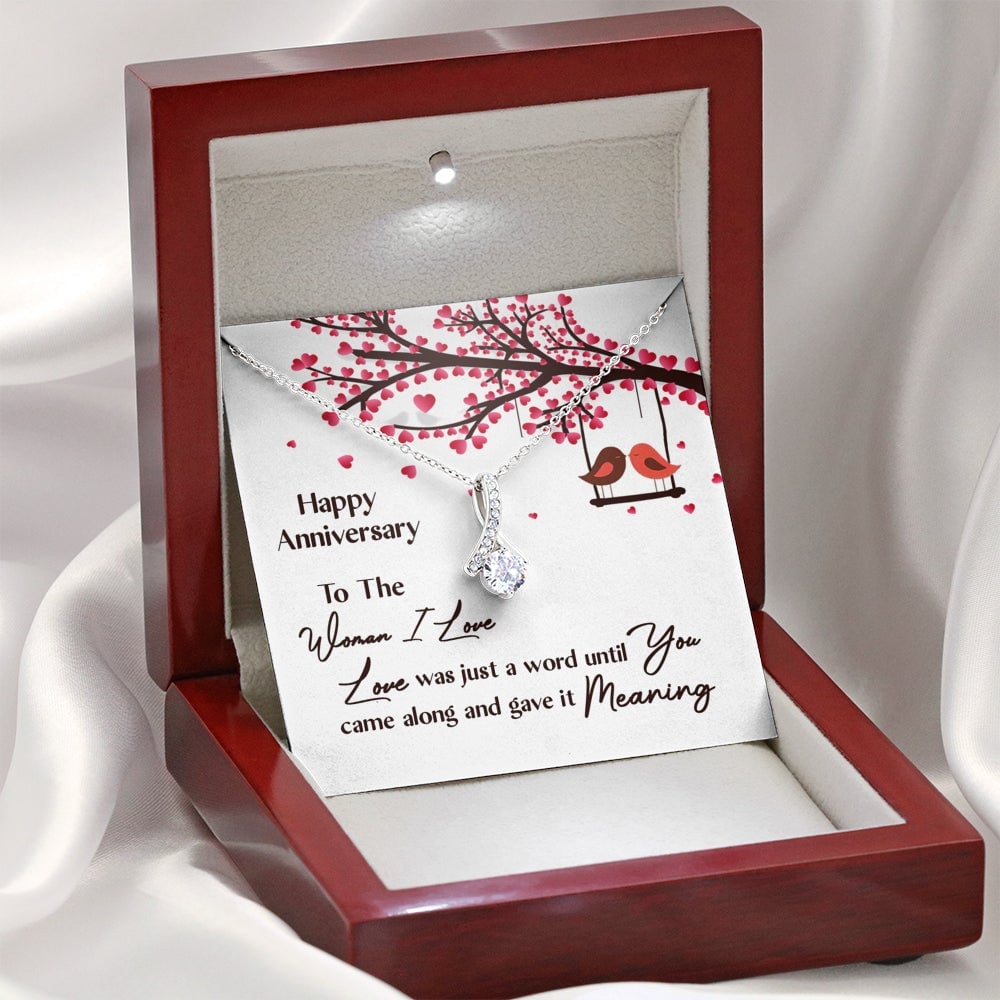 Happy Anniversary, You Gave Love Meaning – Alluring Beauty Necklace