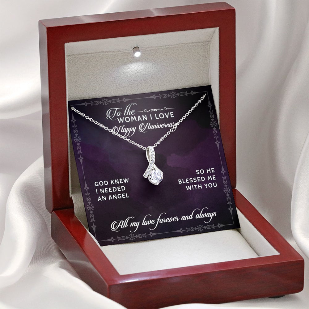Happy Anniversary To My Angel – Alluring Beauty Necklace