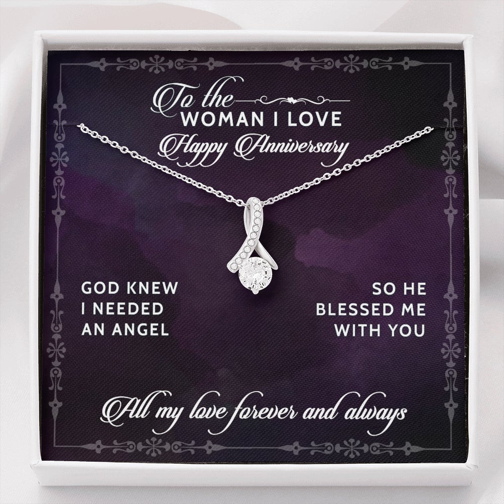 Happy Anniversary To My Angel – Alluring Beauty Necklace