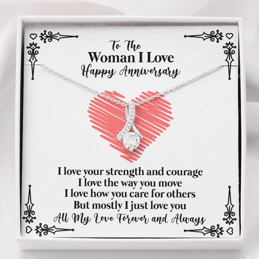Happy Anniversary To The Woman I Love – Alluring Beauty Necklace