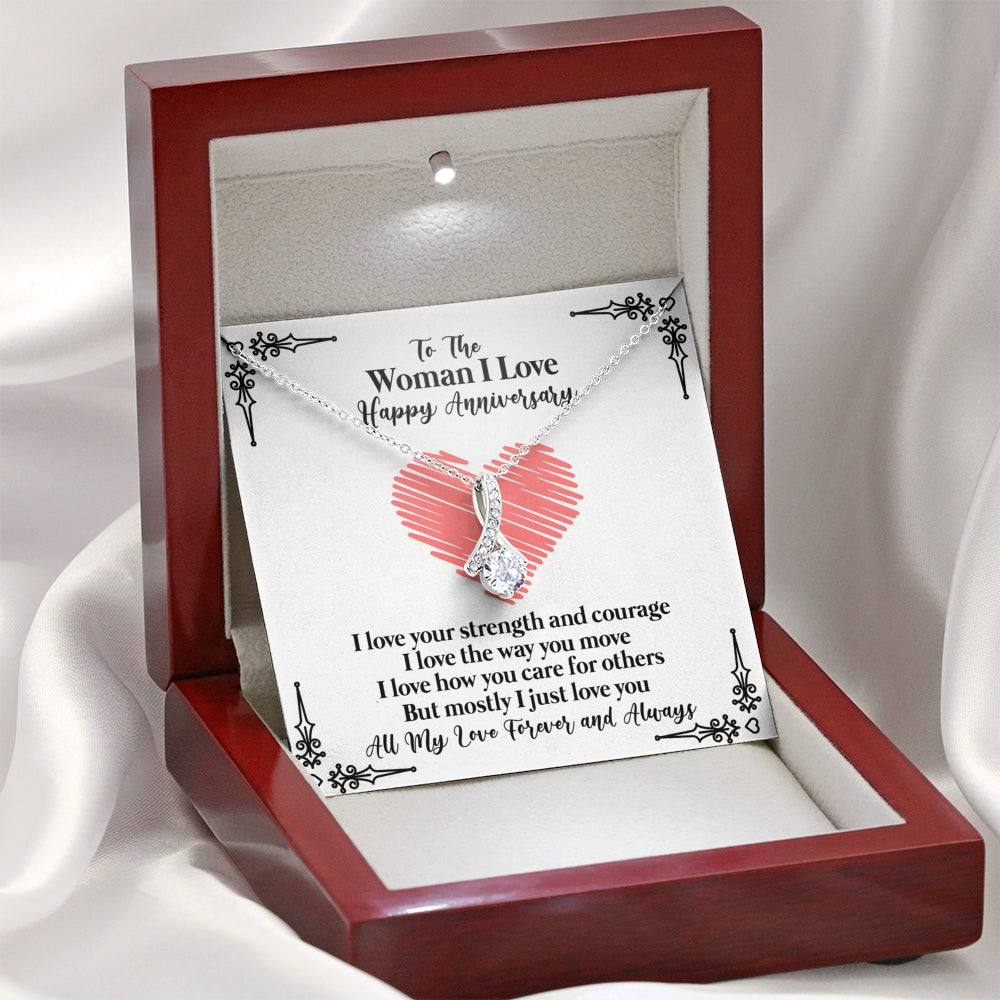Happy Anniversary To The Woman I Love – Alluring Beauty Necklace