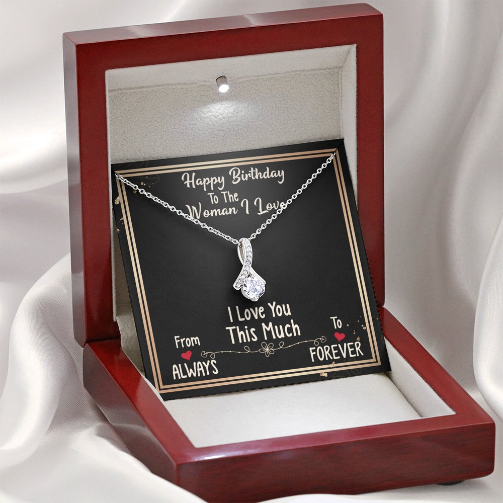Happy Birthday, Love You THIS Much – Alluring Beauty Necklace