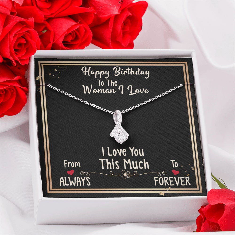 Happy Birthday, Love You THIS Much – Alluring Beauty Necklace
