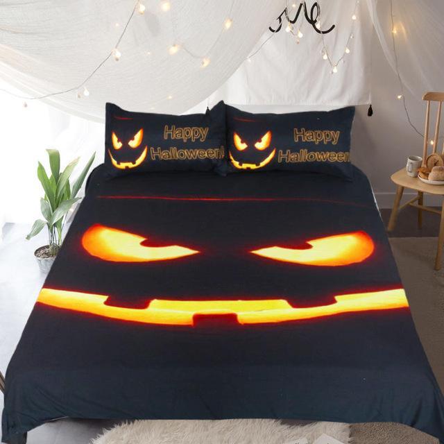 Happy Halloween 3D Twinize Print Pumpkin Queen Festival Decoration Et 3D Customized Duvet Cover Bedding Set