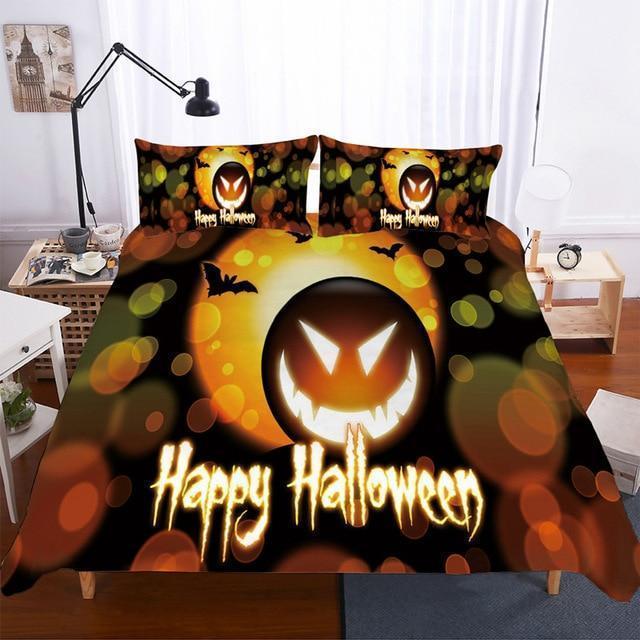 Happy Halloween Duvet Cover Bedding Set