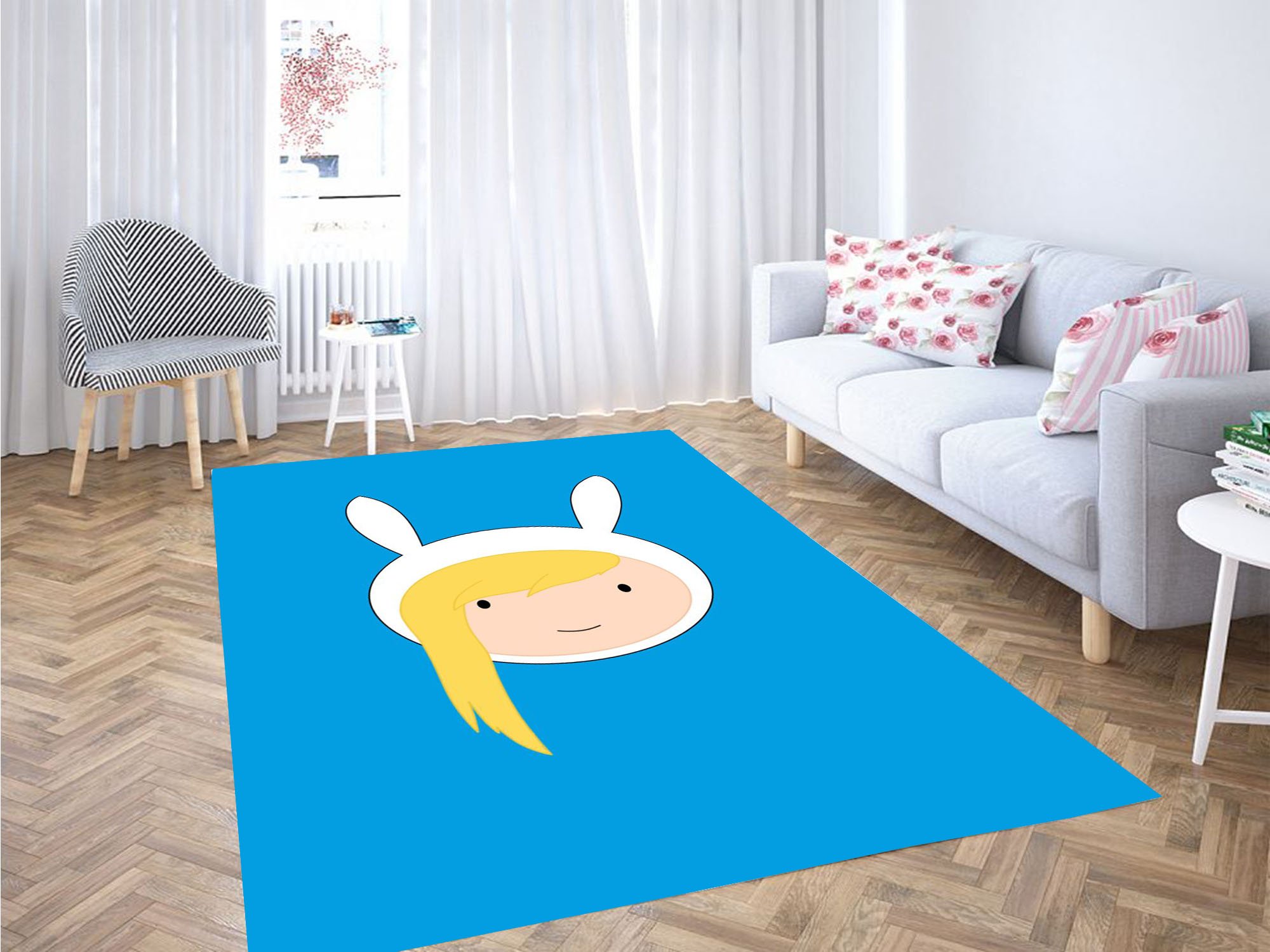 Hari Finn Adventure Time Carpet Rectangle Rug