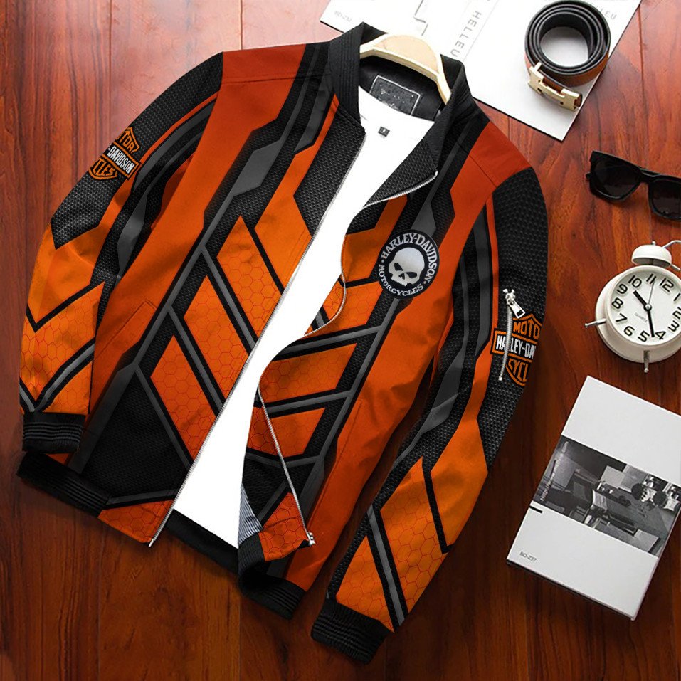 Harley Davidson Custom 3D Printed Bomber Jacket