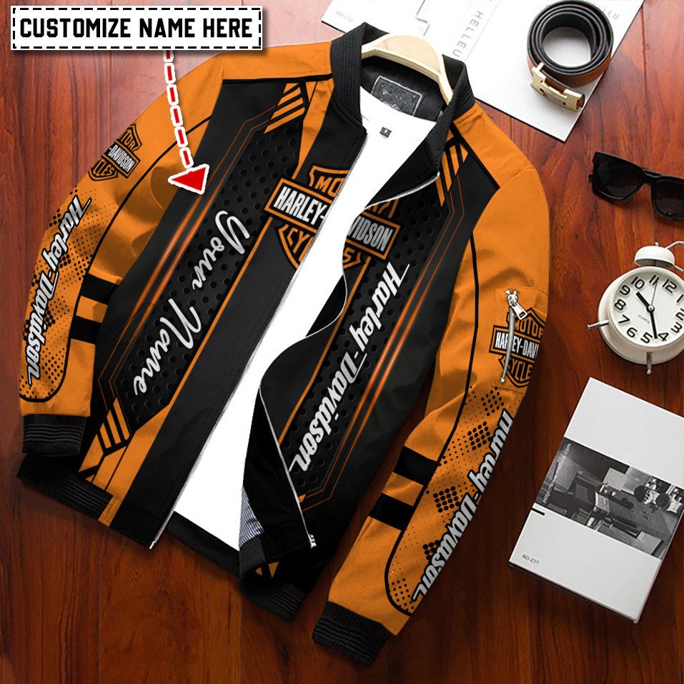 Harley Davidson Custom 3D Printed Bomber Jacket