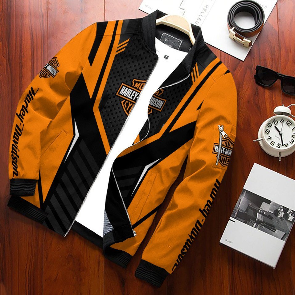 Harley Davidson Custom 3D Printed Bomber Jacket