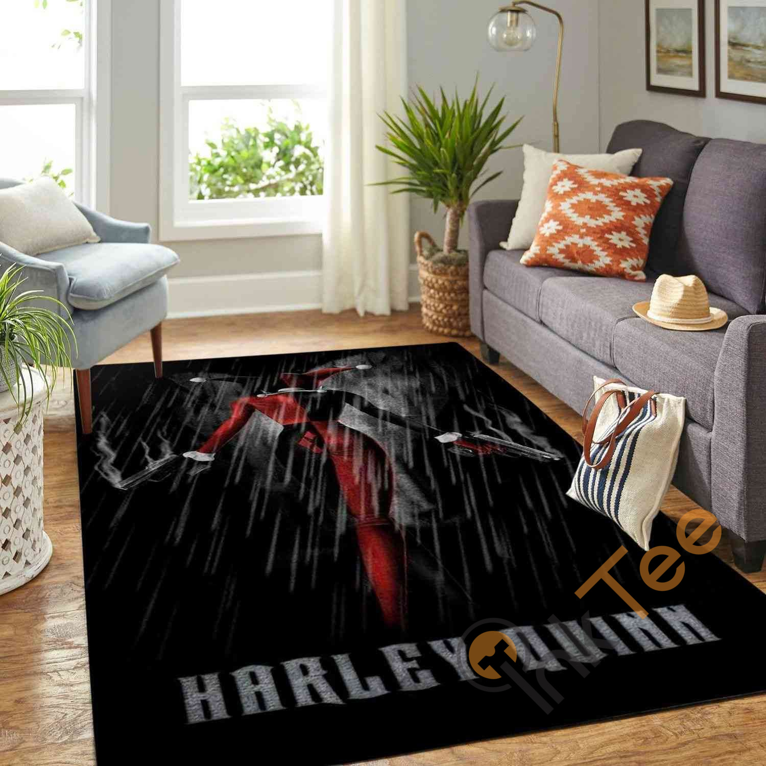 Harley Quinn Area Rectangle Rug