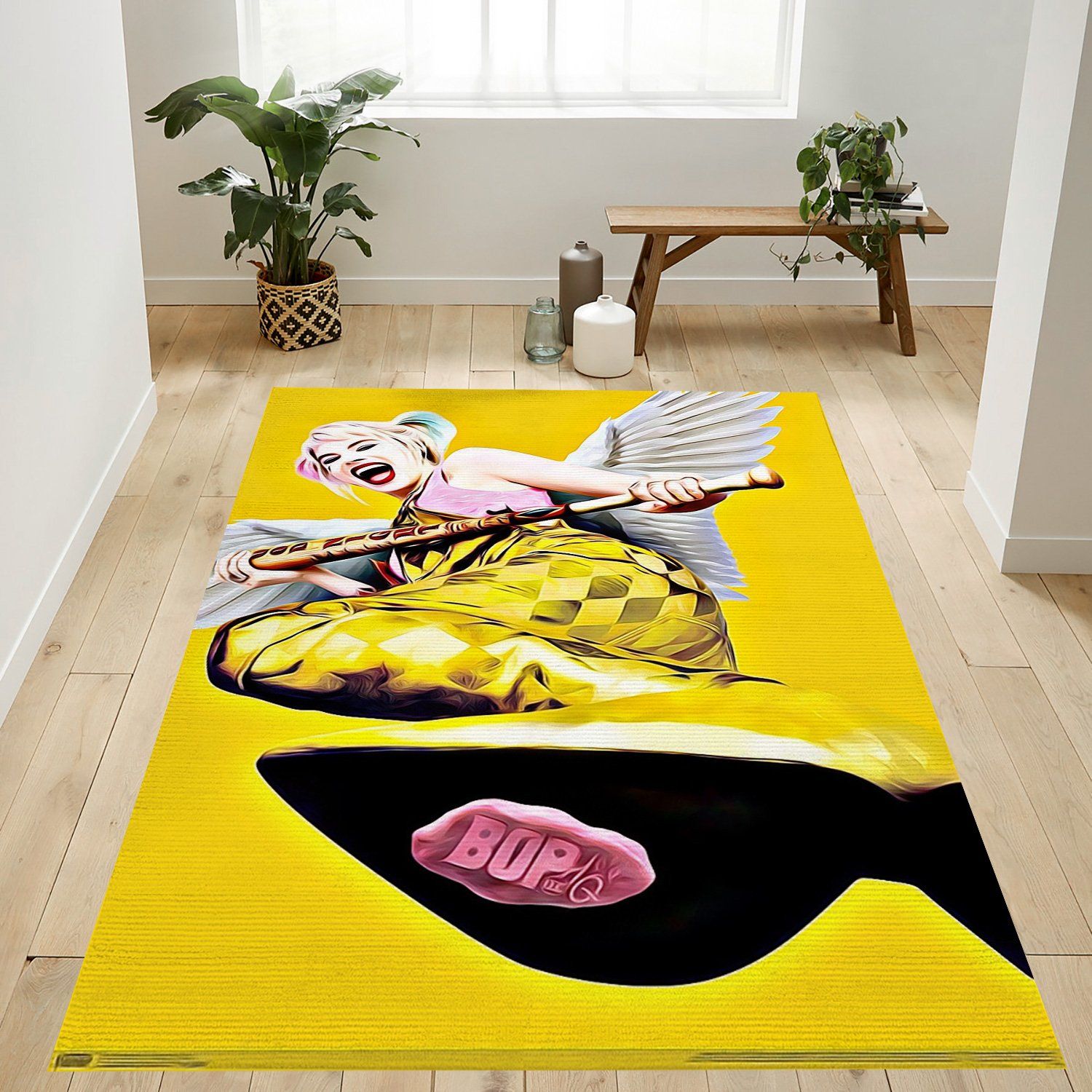 Harley Quinn Birds Of Prey Rectangle Rug – Custom Size And Printing