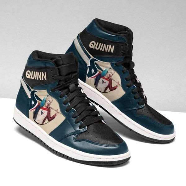 Harley Quinn Houston Texans Nfl football team Air Sneakers Sneakers Sport High Top Air Jordan Sneaker, Air Jordan Hightop