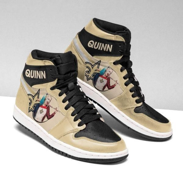Harley Quinn Nfl New Orleans Saints Air Sneakers Sneakers Sport High Top Air Jordan Sneaker, Air Jordan Hightop