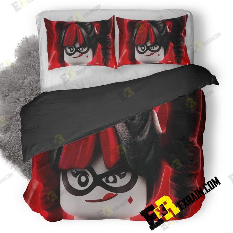 Harley Quinn The Lego Batman Qhd 3D Customized Duvet Cover Bedding Set