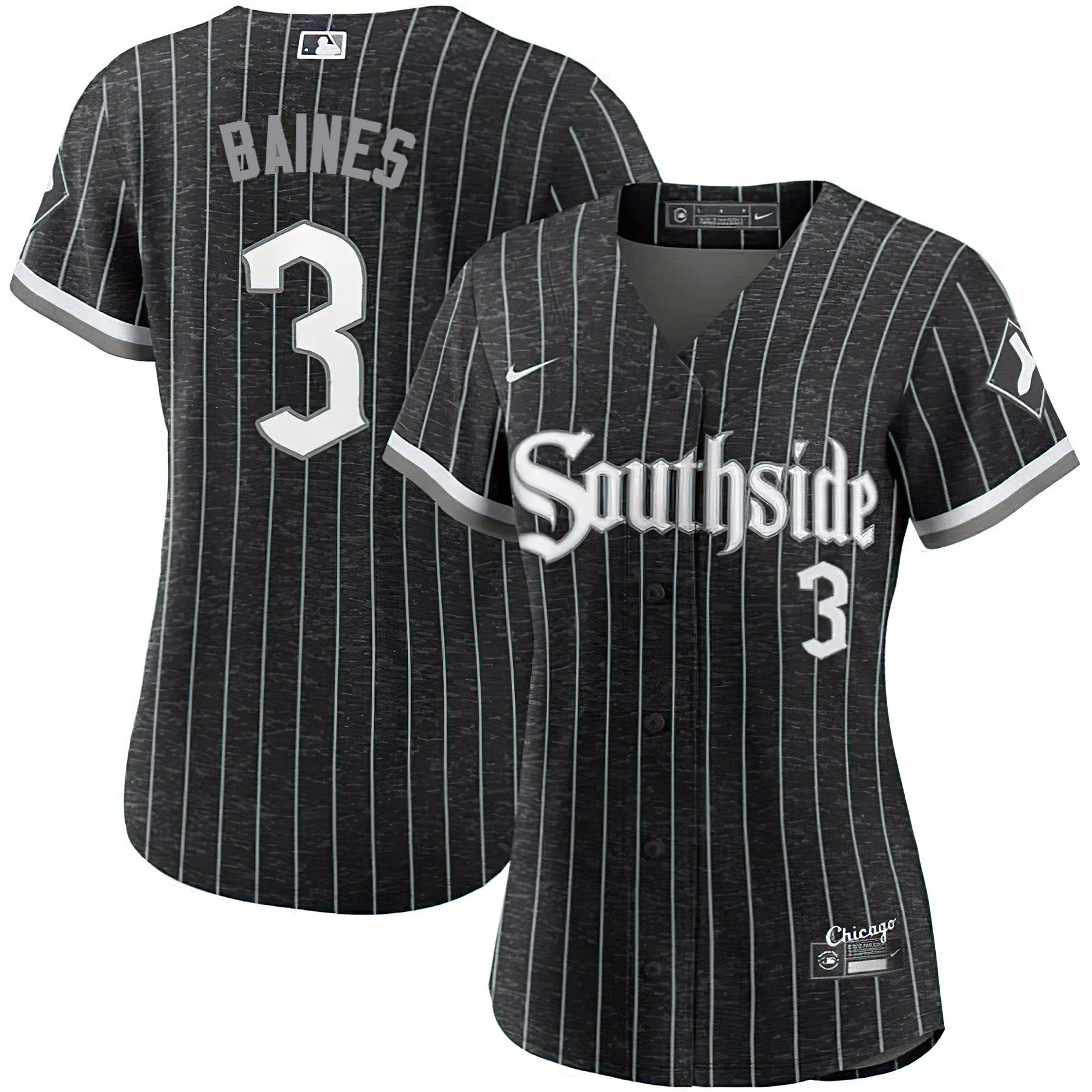 Harold Baines Chicago White Sox Flex Base City Connect Southside Jersey - All Stitched