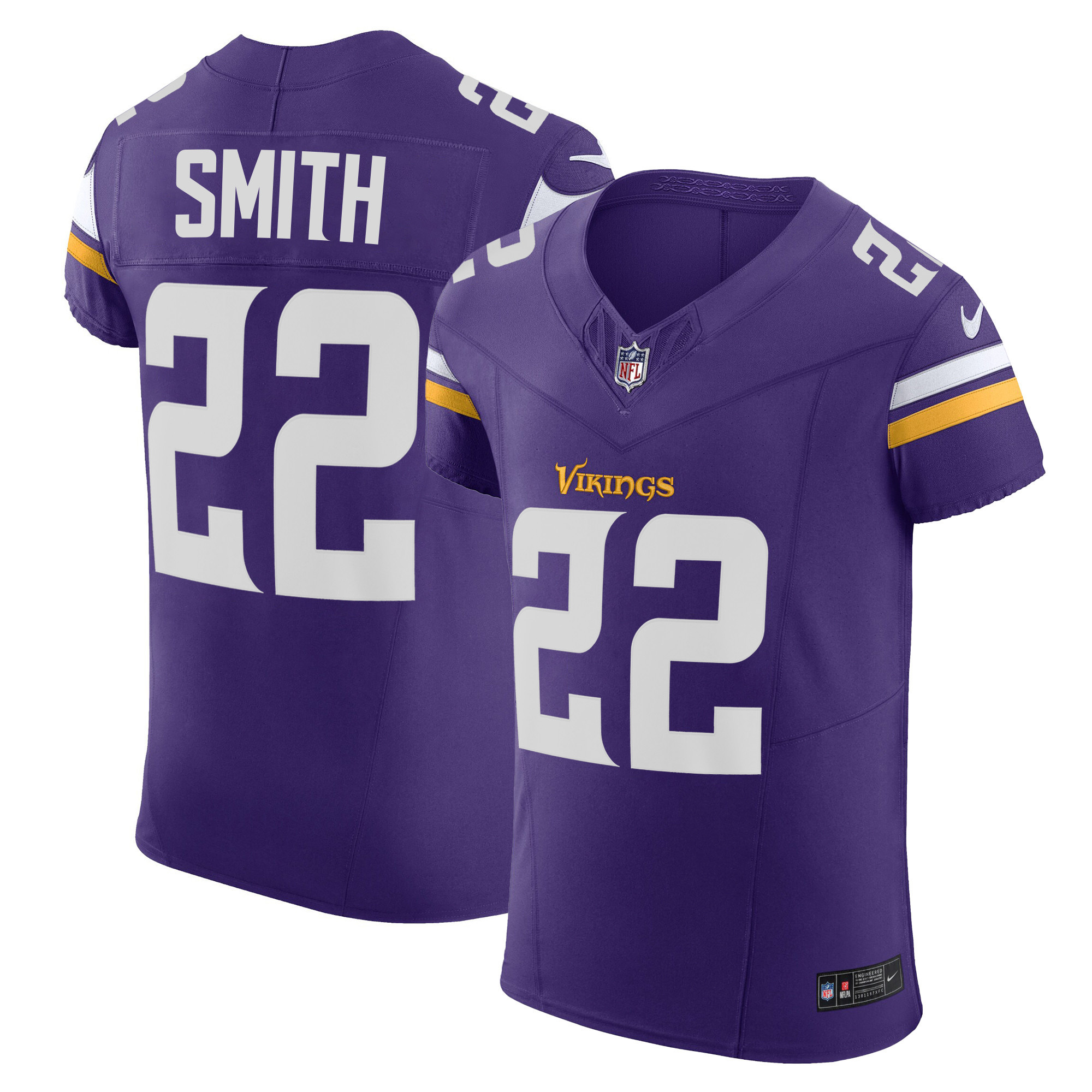 Harrison Smith Men's Minnesota Vikings Vapor Elite Purple Jersey - All Stitched
