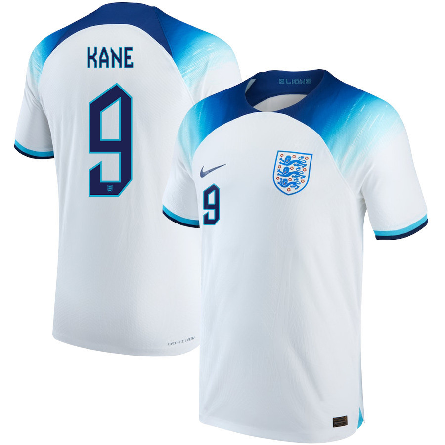 Harry Kane 9 England National Team 2022-23 Qatar World Cup – White Home Soccer Jersey, Men