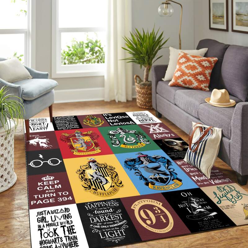 Harry Porter Quilt Mk Carpet Area Rectangle Rug