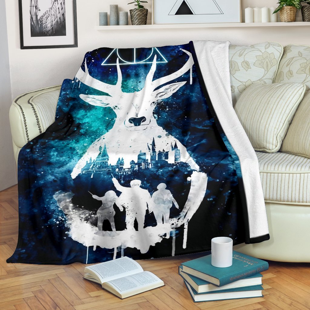 Harry Potter Art Sherpa Blanket Cozy Blanket Fleece Blanket