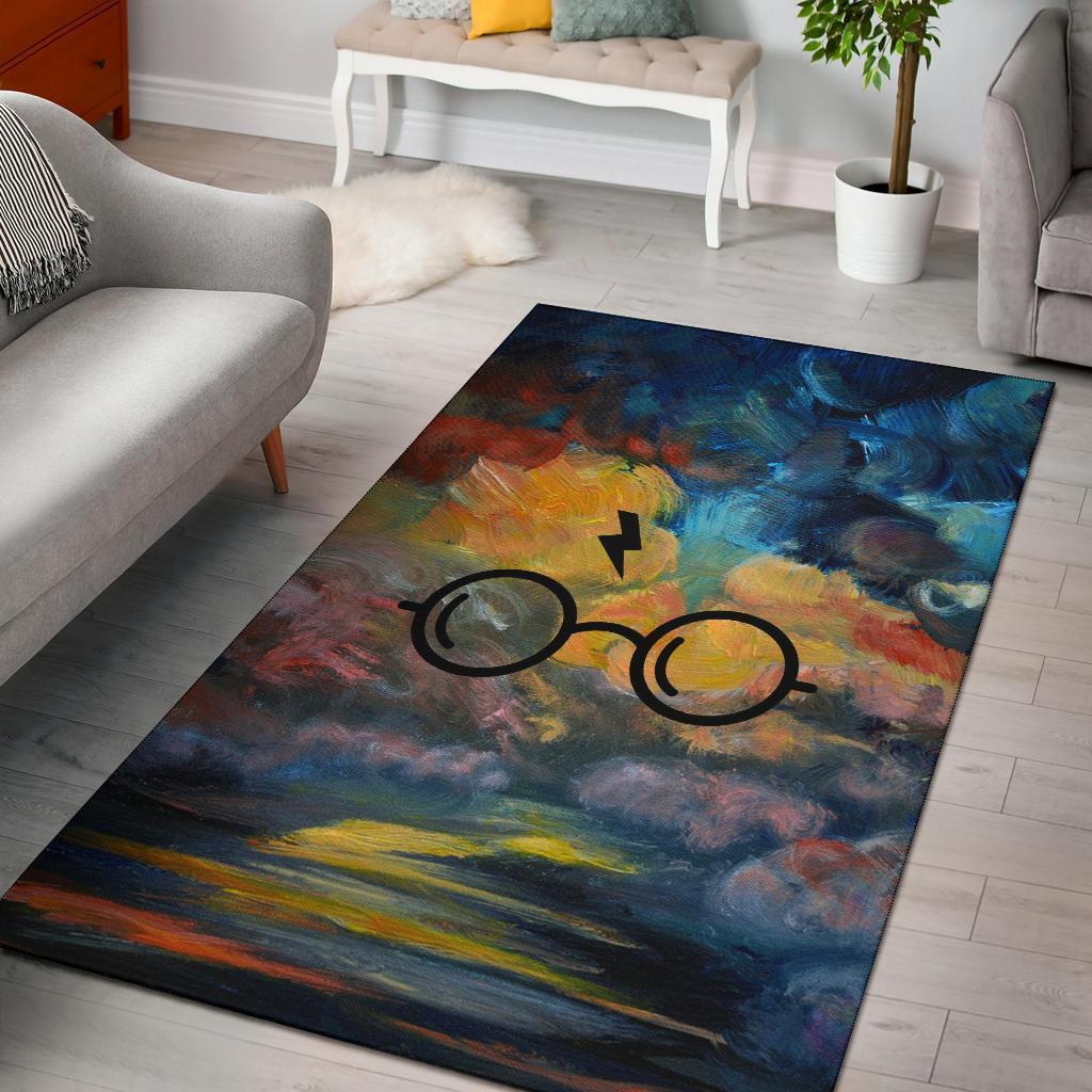 Harry Potter Colours Sky Rectangle Rug – Custom Size And Printing