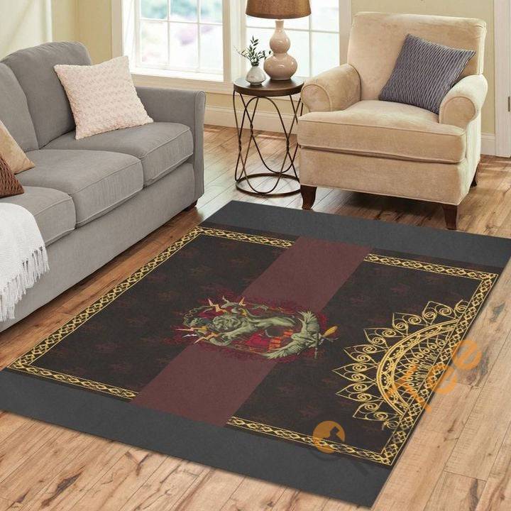 Harry Potter Emblem Living Room Carpet Floor Decor Gift For Potter’s Fan Rectangle Rug