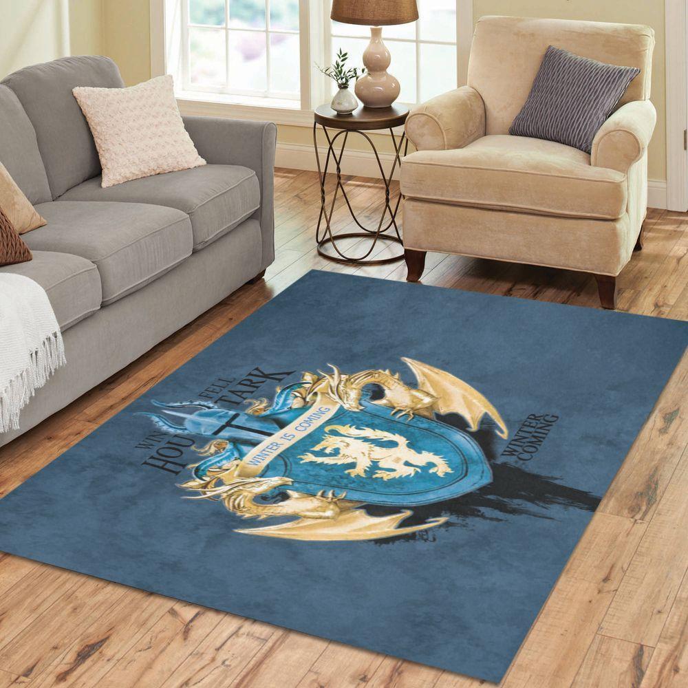Harry Potter Emblem Rectangle Rug – Custom Size And Printing