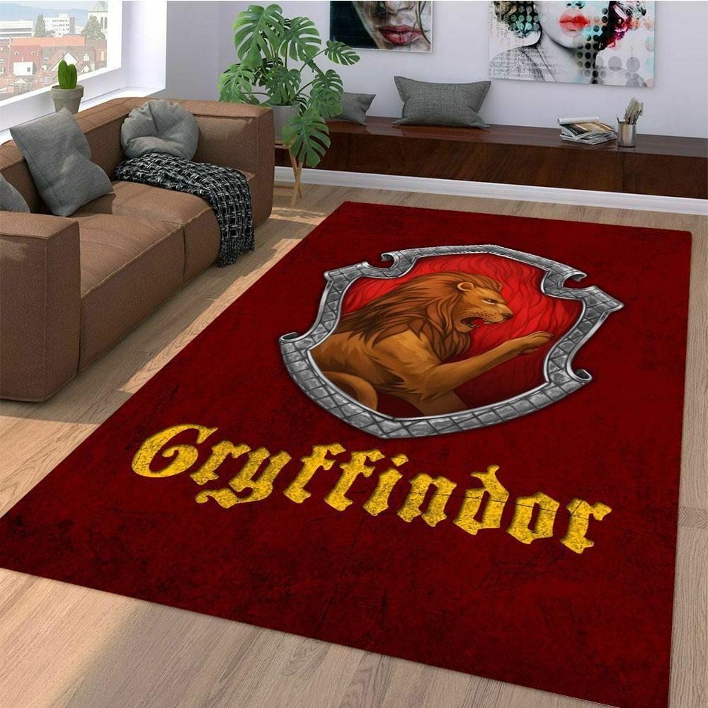 Harry Potter Fans Gryffindor Area Rectangle Rug