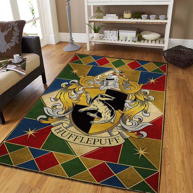Harry Potter Hufflepuff Area Rectangle Rug