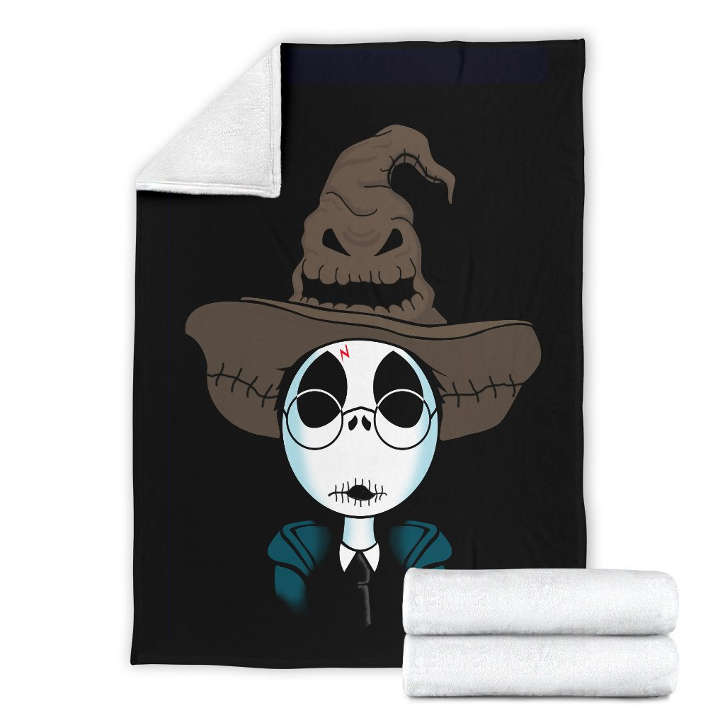 Harry Potter Jack Skellington Sherpa Blanket Cozy Blanket Fleece Blanket