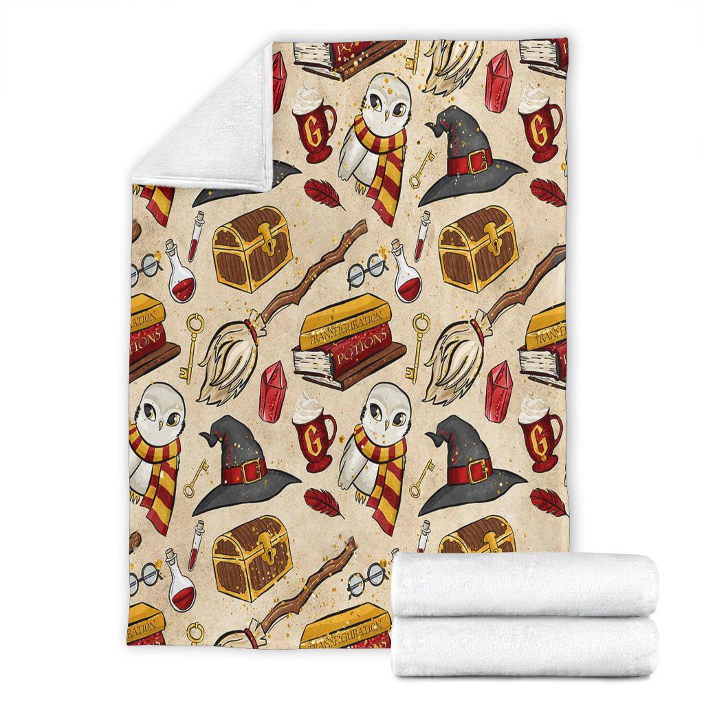 Harry Potter Sherpa Blanket Cozy Blanket Fleece Blanket