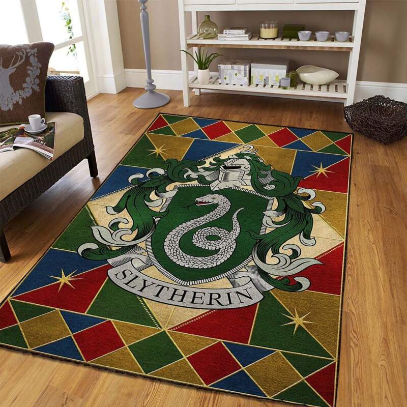 Harry Potter Slytherin Area Rectangle Rug
