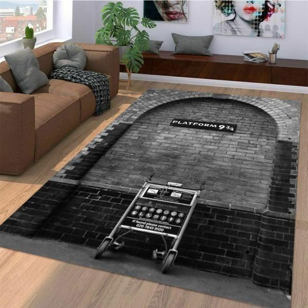 Harry Potter Station Rectangle Rug– Custom Size And Printing