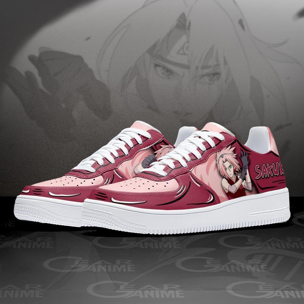 Haruno Sakura Air Sneakers Custom Anime Shoes For Fan